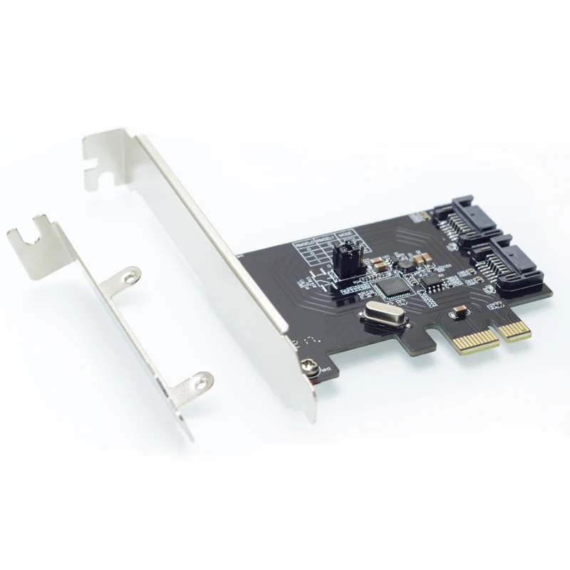 2 порта SATA 6 Гбит/с PCI Express контроллер карты RAID 0 RAID1 e к 3 SSD переходник