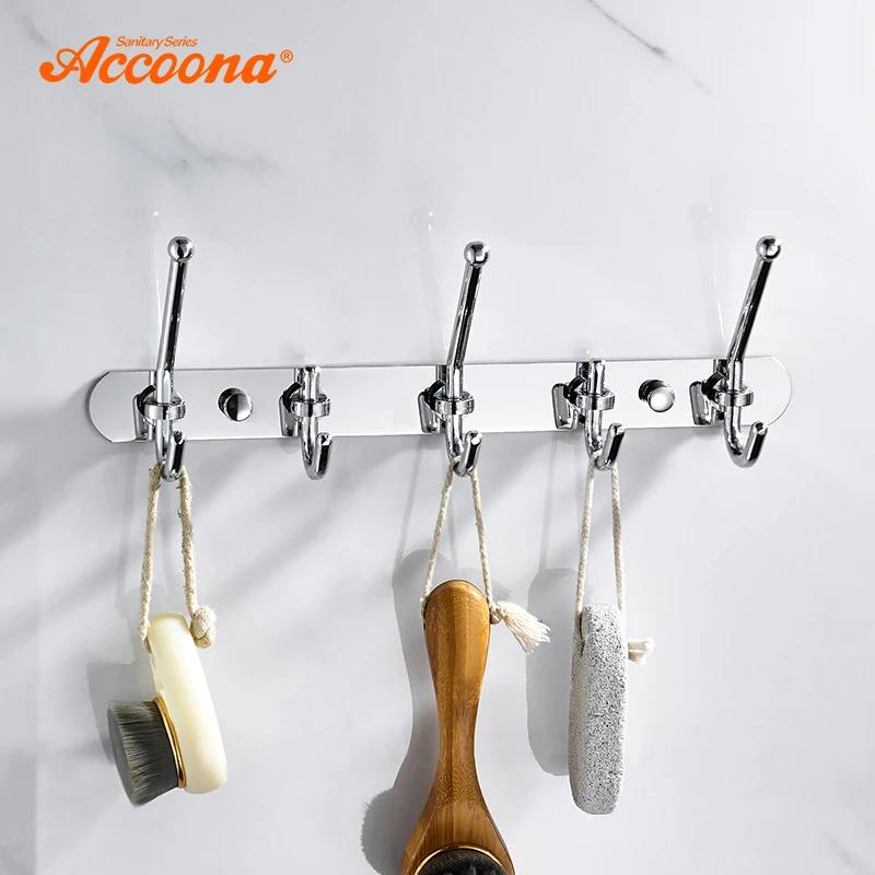 Accoona крючки для банных полотенец металлические настенные комнатная вешалка