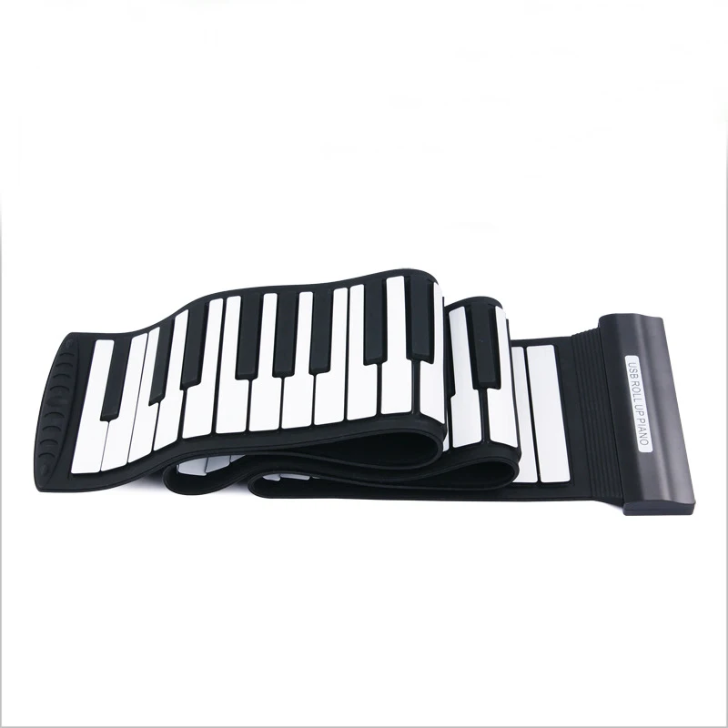 Гибкая 88 клавиш USB гибкая рулонная электронная пианино клавиатура профессиональная