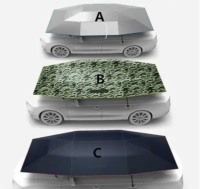 CE Полуавтоматический автомобильный тент солнцезащитный зонт-тент автомобильный зонтик брезент беседка