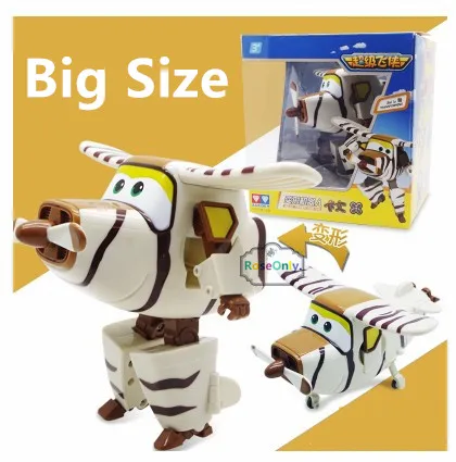 

2016 New 15CM Super Wings Toys Mini Planes Transformation robot Airplane Robot Jett Dizzy Action Figures Toys For Christmas gift