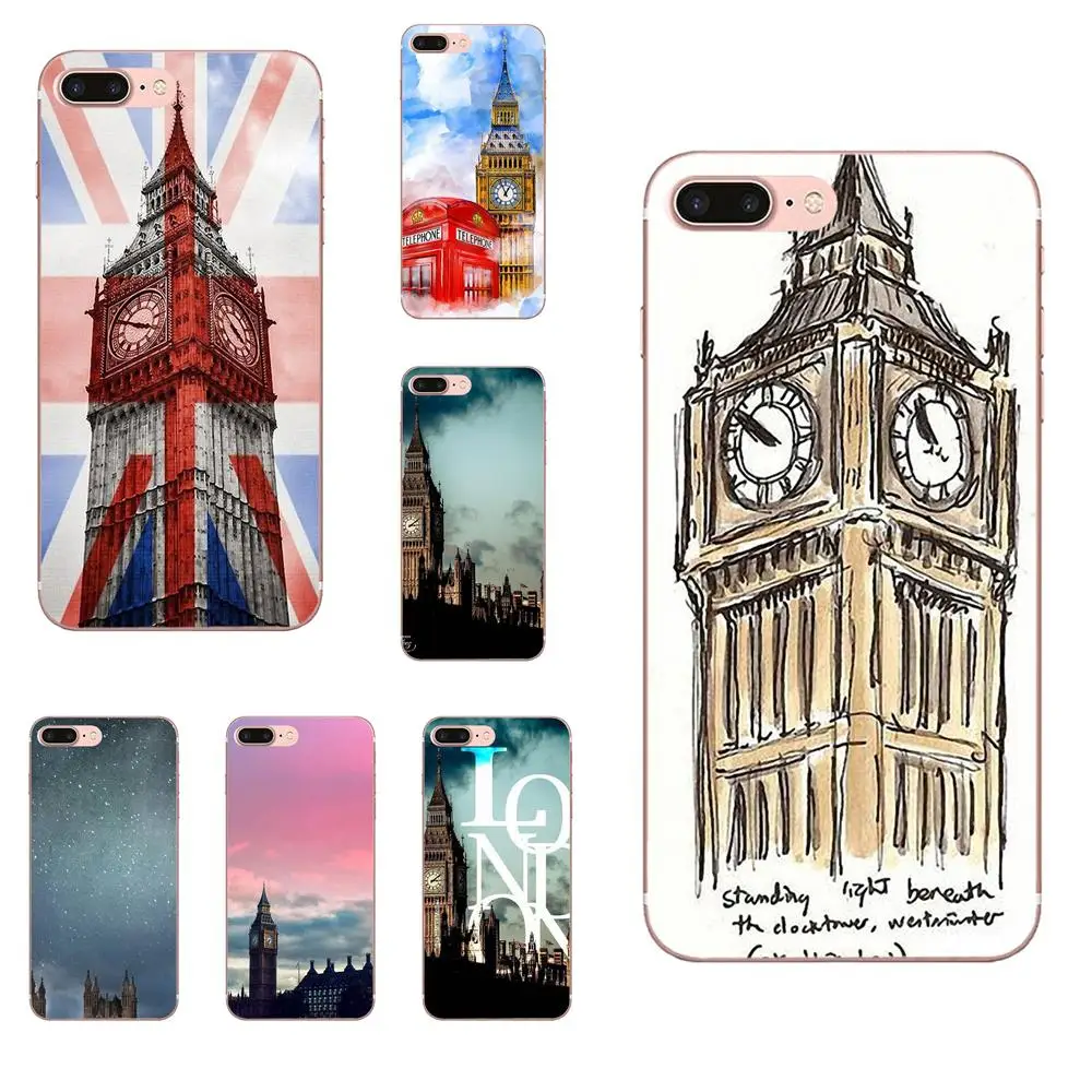 

For Huawei Honor 4C 5A 5C 5X 6 6A 6X 7 7A 7C 7X 8 8C 8S 9 10 10i 20 20i Lite Pro Soft TPU Phone Capa Uk British London Big Ben