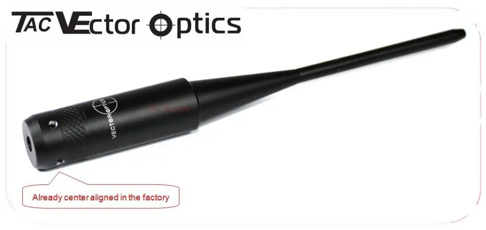 Vector Optics Pivot Green Laser Bore Sight Calibrator For any 0.22 to 0.50 Handguns Rifles Sights and Riflescopes boresighter scope alignment device rifles pistols handguns firearms bore sight kit