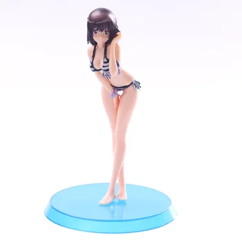 

Anime Sexy Figure Saenai Heroine no Sodateka Katou Megumi Swimsuit Ver. PVC Action Figures Collectible Model Toys Doll 18CM