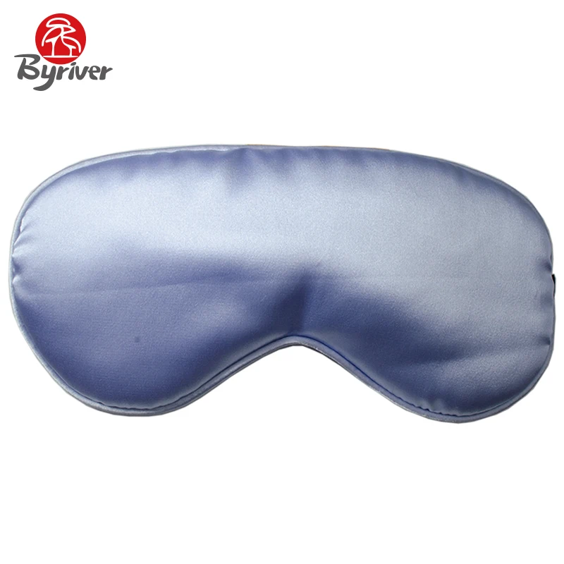 

BYRIVER 1 PCS Pure Silk Sleep Rest Travel Eye Mask Cover Eye Health Care Eye Shade Sleep, Naps, Night Blindfold