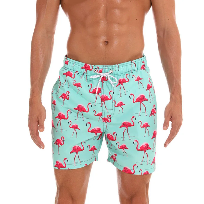 Летние мужские шорты быстросохнущие купальники с принтом Пляжная одежда мужские Бермуды для серфинга Masculina De Marca - Цвет: A5