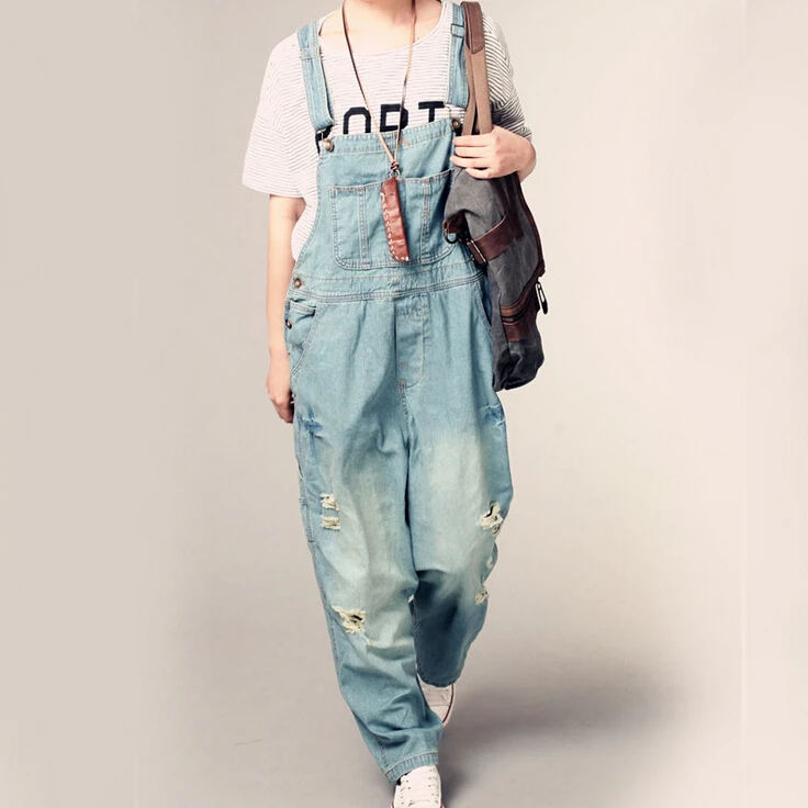 2019 Women Denim Jumpsuit Ladies Long Sleeve Jeans Rompers