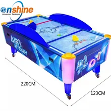 coin operated air hockey game machine sports amusement