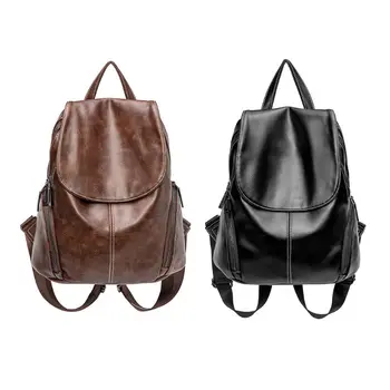 

Women's Backpack Travel PU Leather Daypack Rucksack Shoulder School Bag