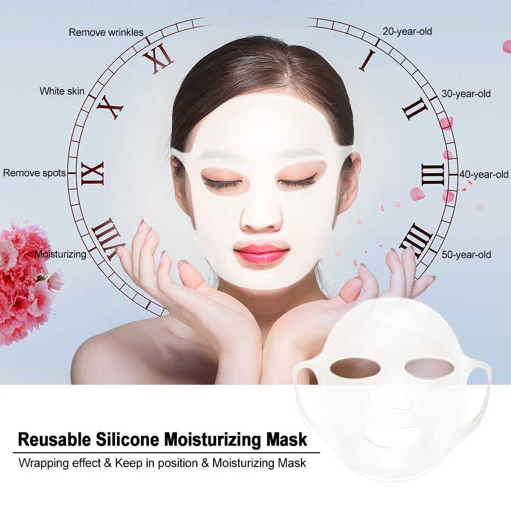 1Pc Reusable Silicone Multifuntional Facial Mask Prevent Water