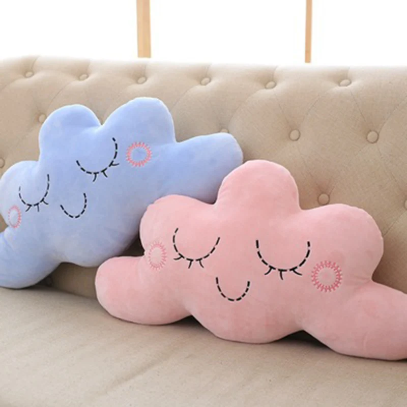 Travesseiro de Pelúcia cm dos Desenhos Animados Bebê Macio Calmante Nuvem Boneca Bonito Cheio Travesseiro Brinquedo Kawaii Decoração Cabeceira Simulação Sofá Almofada 60 10 60 cm dos desenhos animados travesseiro de