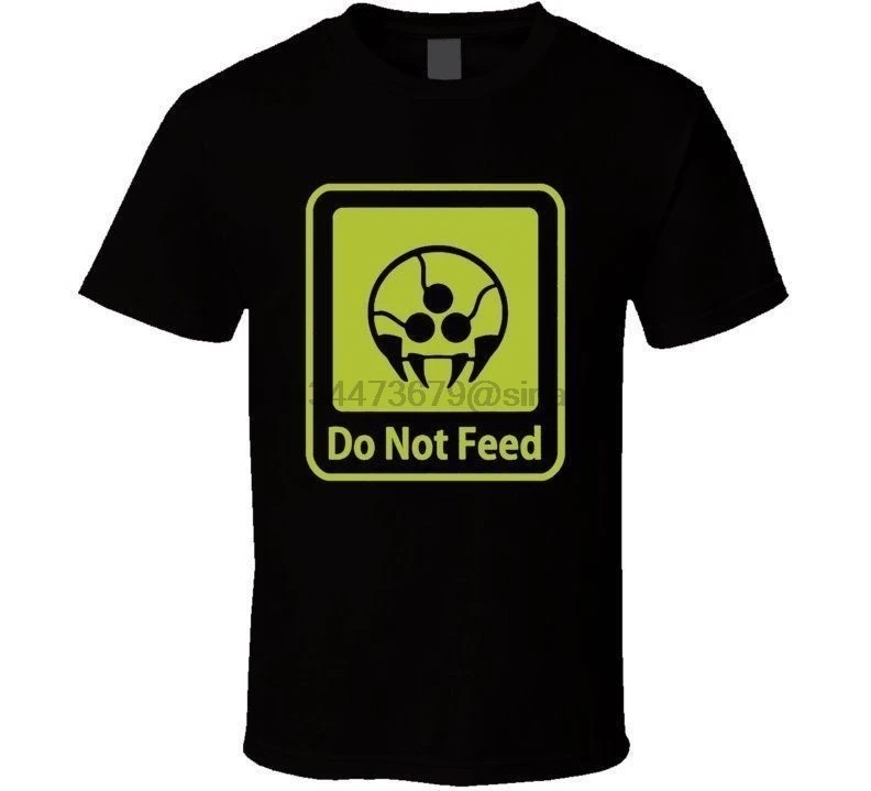 Забавная Мужская футболка Metroid Tribute DO NOT FEED vidoe game|Футболки| |