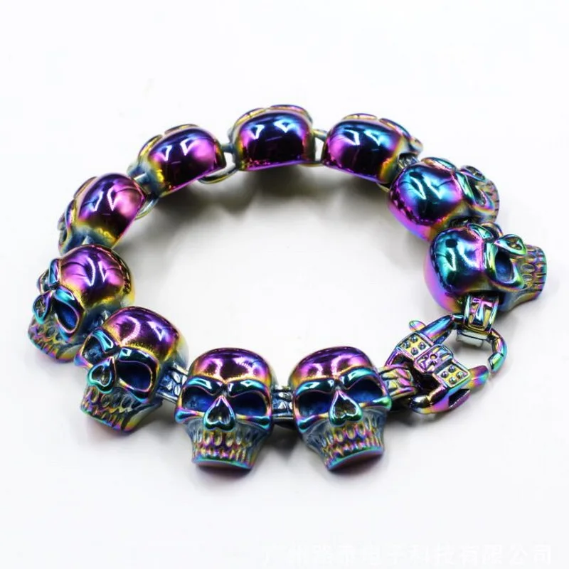 Титановый Edc инструмент локомотив панк браслет тактический портативный модный
