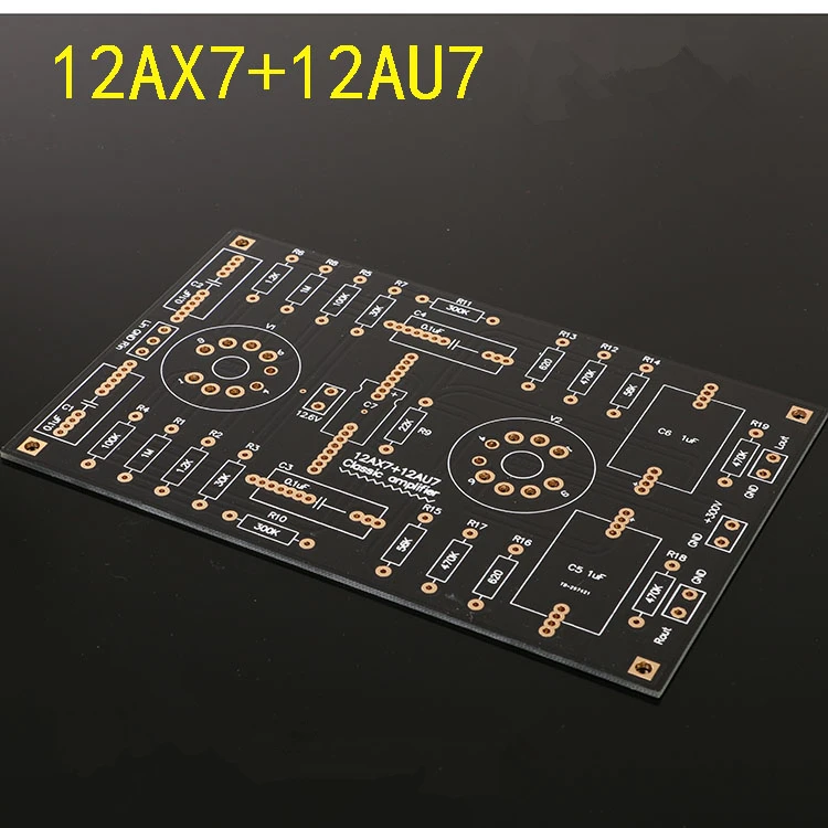 

Classic Circuit Tube Preamplifier Preamp Board PCB For 12AX7 / 21AU7 Tube/PCB