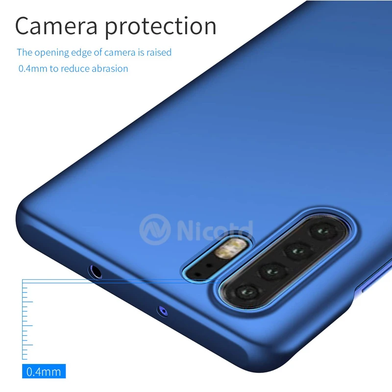 Back Cover For Huawei P30 P Smart 2019 Case Huawei Honor 8A View 20 10 Cover PC Matte Hard Luxury Phone Case for Mate 20 20X pro (5)