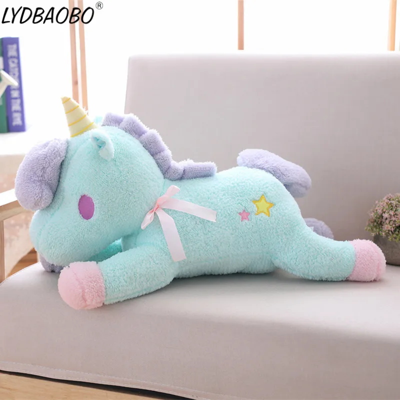 1PC 25/55CM Kawaii Unicorn Stuffed Plush Doll Lovely Unicorn Animal Toy Baby Soft Sleeping Pillow Children Kid Birthday Gift Toy