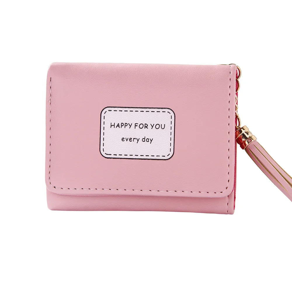 

Women Simple Retro Zipper Short Wallet Coin Purse Card Holders Handbag Coin Purse Leather Coin Purse Women #MY
