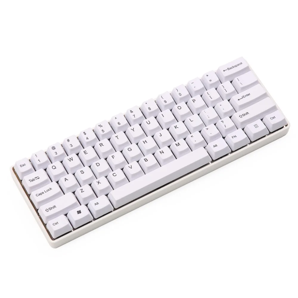 Белый oem pbt keycap краситель подложка совместима с gh60 dz60 mac ключами|Клавиатуры| |