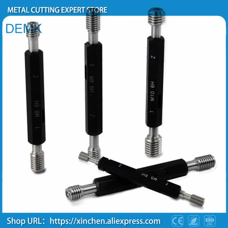 High precision Thread Plug Gauge GO/NO GO Gage Metric Gauge 6H