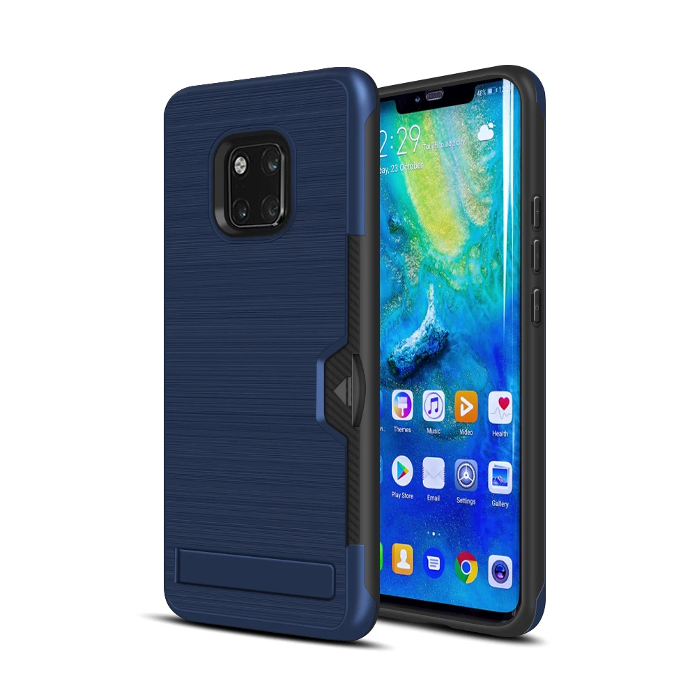 Для huawei P30 P30 PRO Чехол карты бумажник визитница слайд слот Держатель с кронштейном для HUWEI Коврики 20 маtе PRO 20