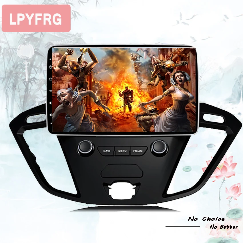 Top Android 9.0 Octa Core 9" Car DVD Multimedia GPS for Ford Transit Custom 2013 - 2016 - 2018 With Radio 4GB RAM BT Tape Recorder 5