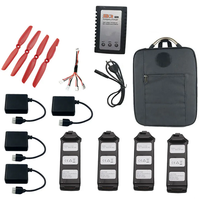 

4 in1 Charging Cable Adapter blades original battery For MJX B5W Quadcopter bag Battery connector Balance Charger rc parts
