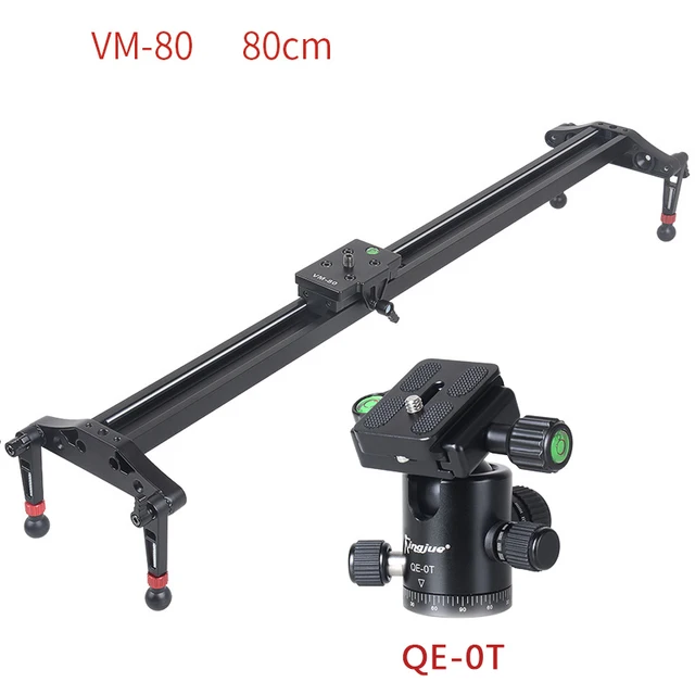 KINGJOY Official VM-80/100 Camera Silent Macro For Nikon Rail Tripod Head Time Lapse Ballhead Balhoofd Tripod Ball Head Video VM-80   QE-0