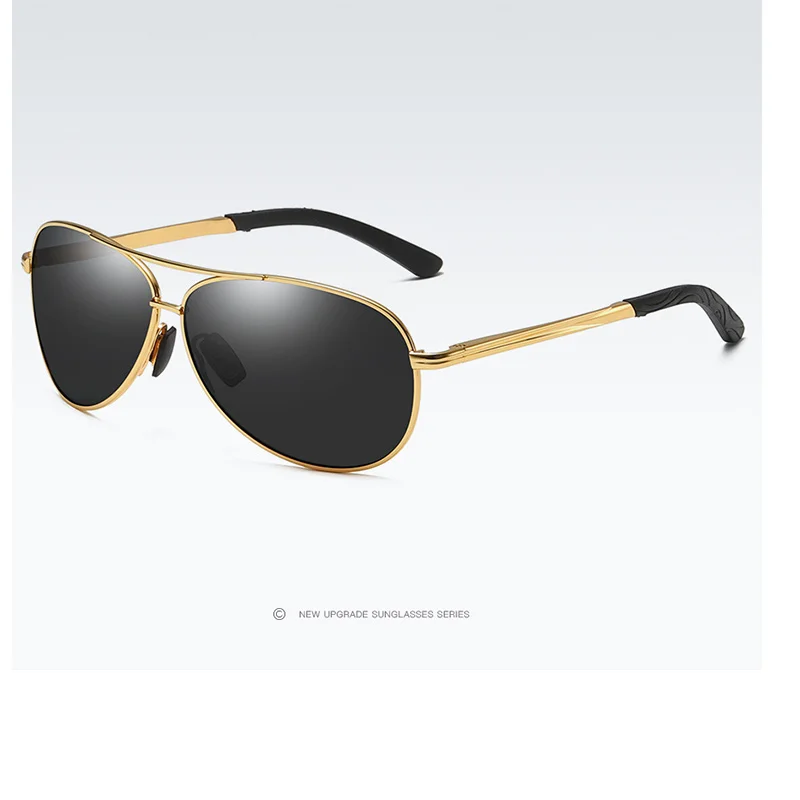 Роскошные поляризованных солнцезащитных очков Для мужчин двойной луч большой конструкция рамы бренд Для женщин вождения пилота