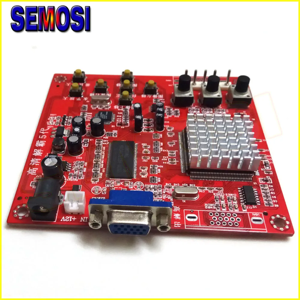 Переходник CGA в VGA PCB EGA YUV на аксессуары для кабинета с выходами HD-видеоконвертера |