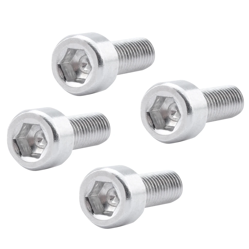 4Pcs Water Bottle Cage Screws Aluminum Alloy Bike Holder Screws Cycling Bicycle Cage Bolts Accessories 