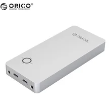 ORICO Banque D’alimentation En Alliage D’aluminium Pour Ordinateur Portable 18000 mAh Double USB Une Sortie DC 12/15/19 V Port Portable Puissance Banque