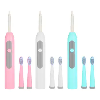

Electric Tooth Brush Battery Power Sonic Waterproof Replacement Brush Head Teeth Deep Cleaning Tool A