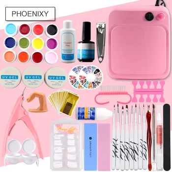 

Manicure Set UV Gel Nail Art Kit 36W Nail Dryer Lamp UV Gel Remover Gel Nail Polish Tools Kit For Manicure Set Kit