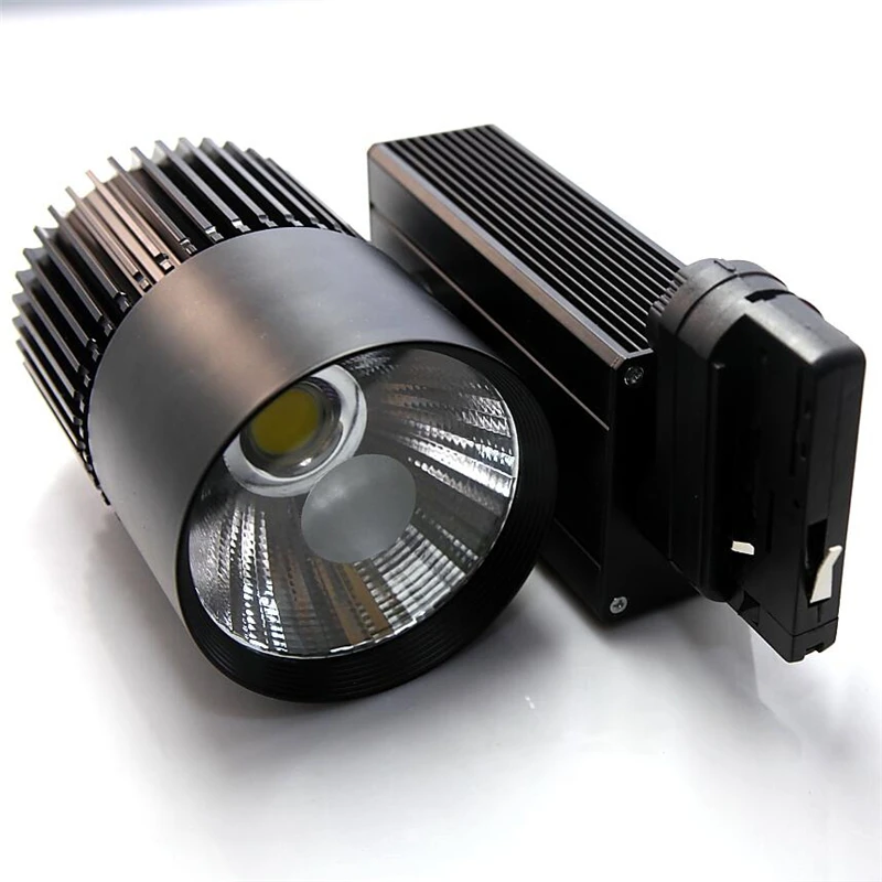 4 провода 3 фазы 35 Вт COB СВЕТОДИОДНЫЕ Дорожки AC110V 240V рельсы светодиодные