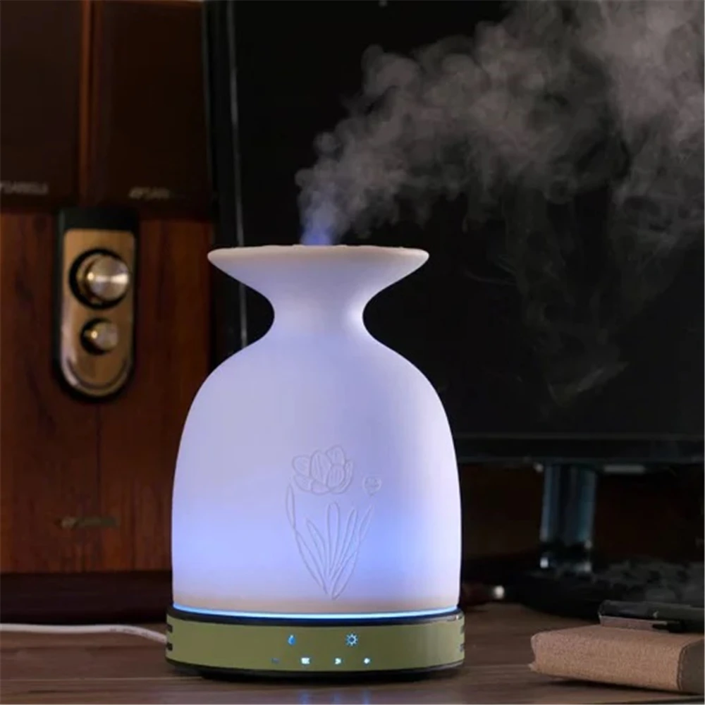 

MRF-061 200ml Free shipping Aromatherapy humidifier essential oil diffuser ultrasonic quiet Home Office Living Room Spa Yoga