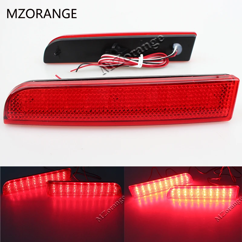 Bumper Reflector LED Tail Brake Stop Light For Mitsubishi Lancer 2008 2009 2010 2011 2013 2012