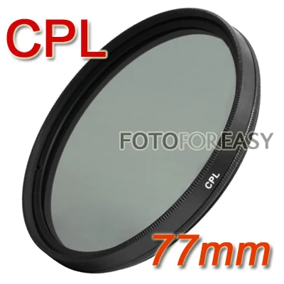 

Wholesale Fotga 77mm CPL Circular Polarizing C-PL PL-CIR CPL Filter for Lens 77mm for CANON NIKON SONY FUJI DSLR Camera