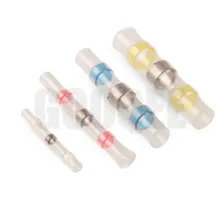 5/10pcs SST-S11 SST-S21 SST-S31 SST-S41 Heat Shrink Butt Wire Connectors Waterproof Tinned Copper Solder Seal Terminals Kit Set