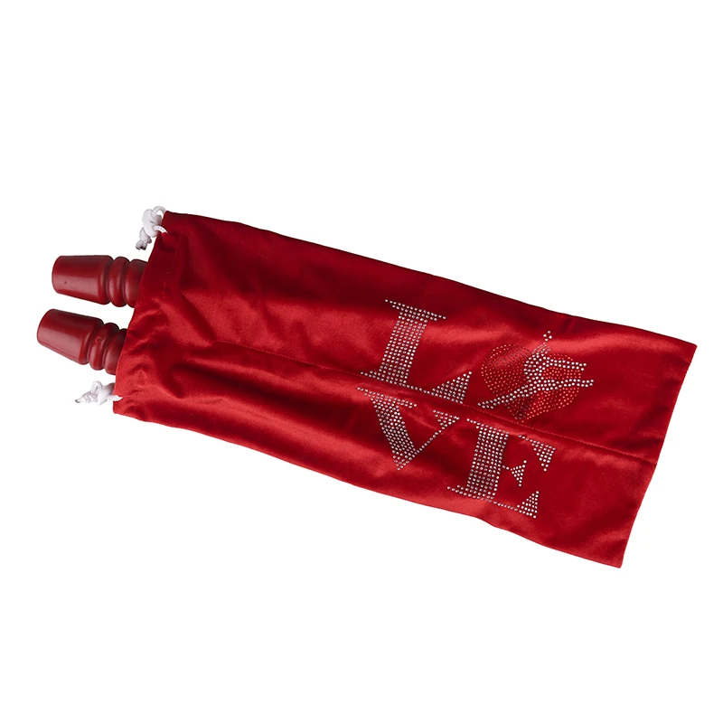 Bar Bag RG Professional Protective Velvet Fabric Artistic Gymnastics Accessories Letter Shiny Rhinestone 24 Color