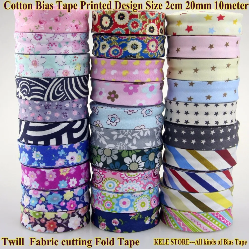 

Free shipment -100% Cotton Bias tape printed, size: 20mm,3/4" 10meter printed flowers Good material Bias binding tape DIY sewing