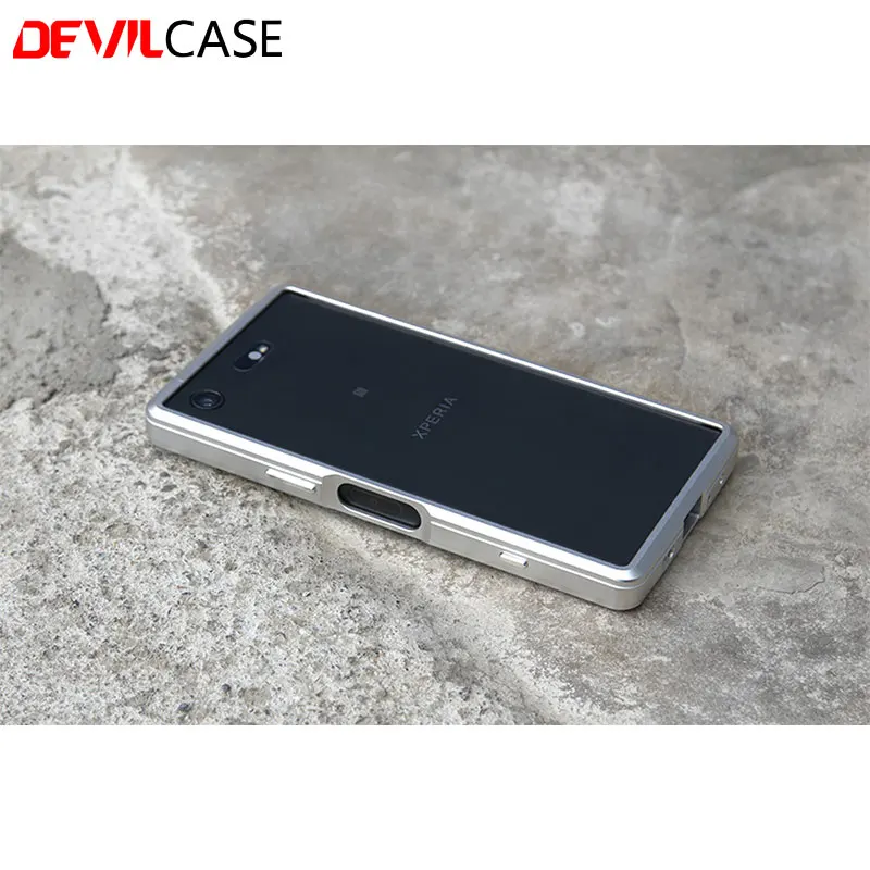 DEVILCASE для SONY XPERIA XZ1 Compact 4 6 дюйма чехол бампер из алюминиевого сплава или OCA