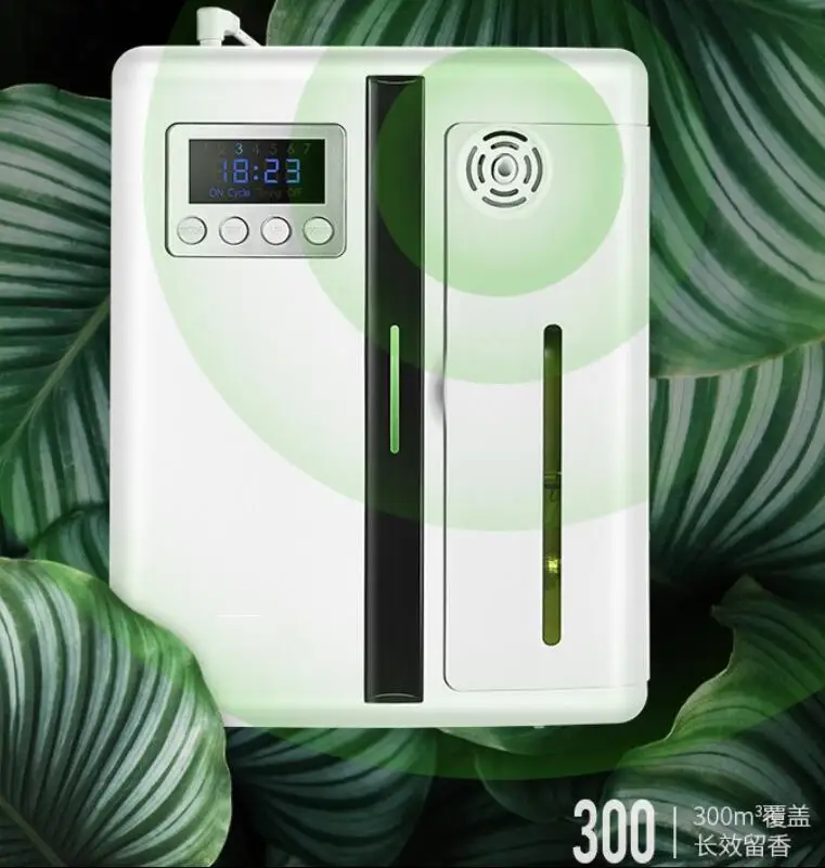Цифровой ароматный аппарат ЖК-Арома диффузор для 300m2 эфирного масла диффузии системы ароматический домашний воздух Lonizer