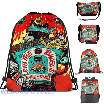 

Funny graphic print shoulder Bags women Run The Jewels Panther Like A Panther RTJ Single shoulder backpack travel men