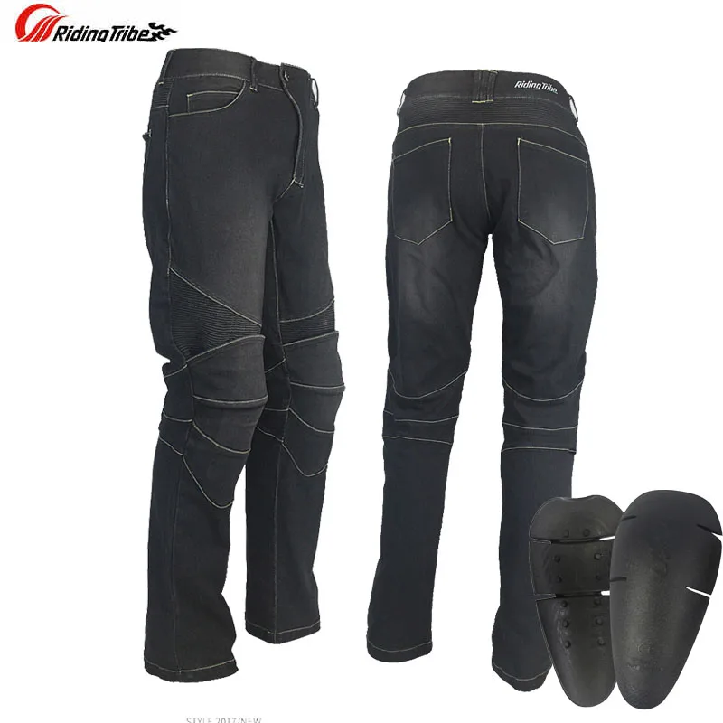 2019 Модные мужские мотоциклетные брюки Riding Tribe HP-11 с защитой колена CE всесезонные