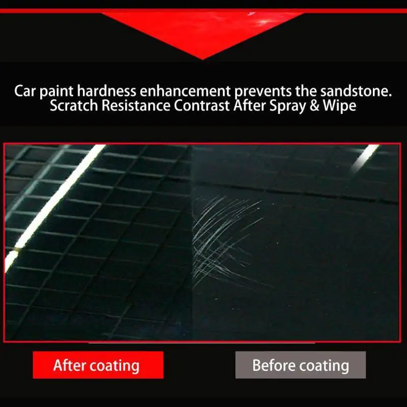 100ml Auto Anti-scratch Spray Type Crystal Plating Liquid Ceramic Coating Car Lacquer Paint Care Polished Glass Coat