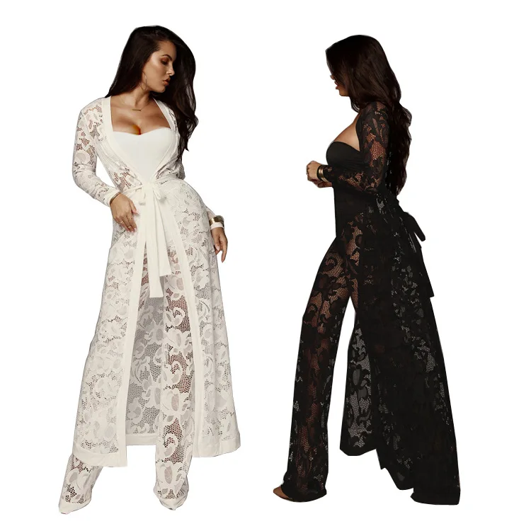 gorge Automne Et Pantalon Survêtement 2xl Sexy Dentelle Soutien red 2019 Rouge 1 Bureau Manches Set White S Longues Femmes black Élégant Blanc Printemps Z013 Clubwear 6a5qAZfw