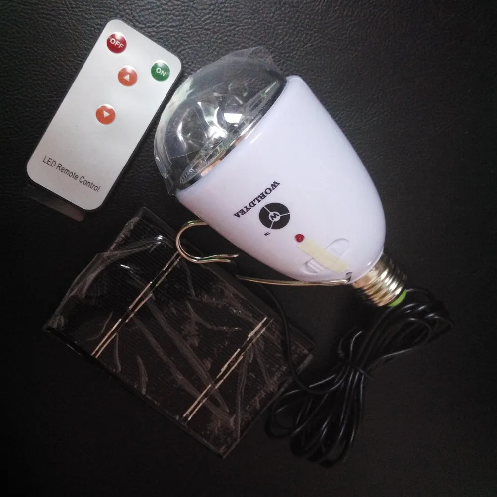 Solar tent light-1W solar panel-remote control-dimmable