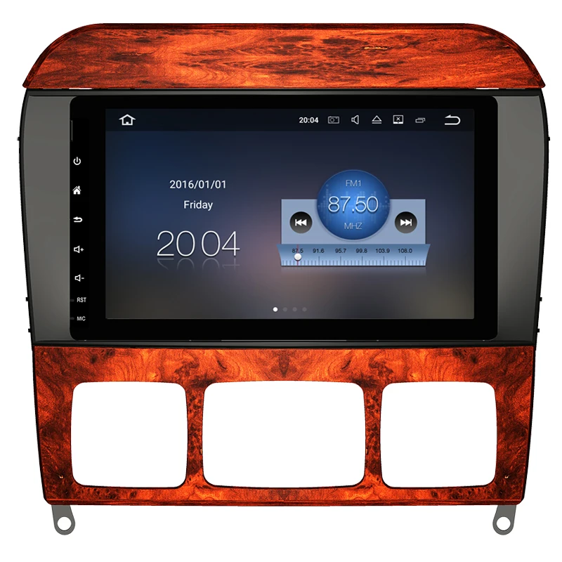 Cheap Bway 8" Car radio for BENZ S-W220/S280/S320/S350/S400/S430/S500 Quadcore Android 7.0 car dvd player with 1G RAM,16G iNand 1