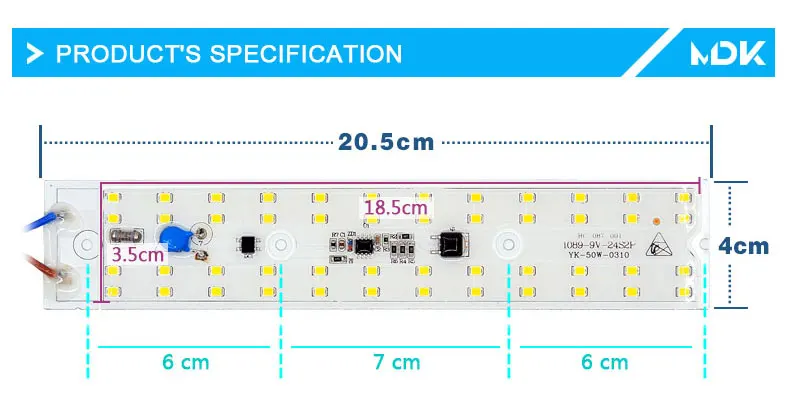 Умный IC SMD СВЕТОДИОДНЫЙ светильник 50 Вт AC 220 В SMD2835 DIY для наружного прожектора для сада холодный белый теплый белый