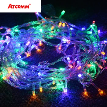 RGB LED Kerst Lichtslingers 10 M 20 M 30 M 40 M 50 M Bruiloft Xmas Garland Fairy lichten Indoor Outdoor Decoratie Verlichting